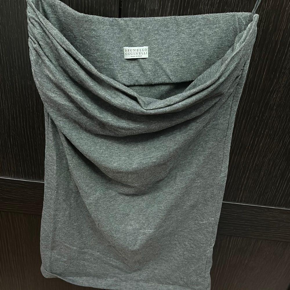 Brunello Cucinelli Gray Women's Skirt